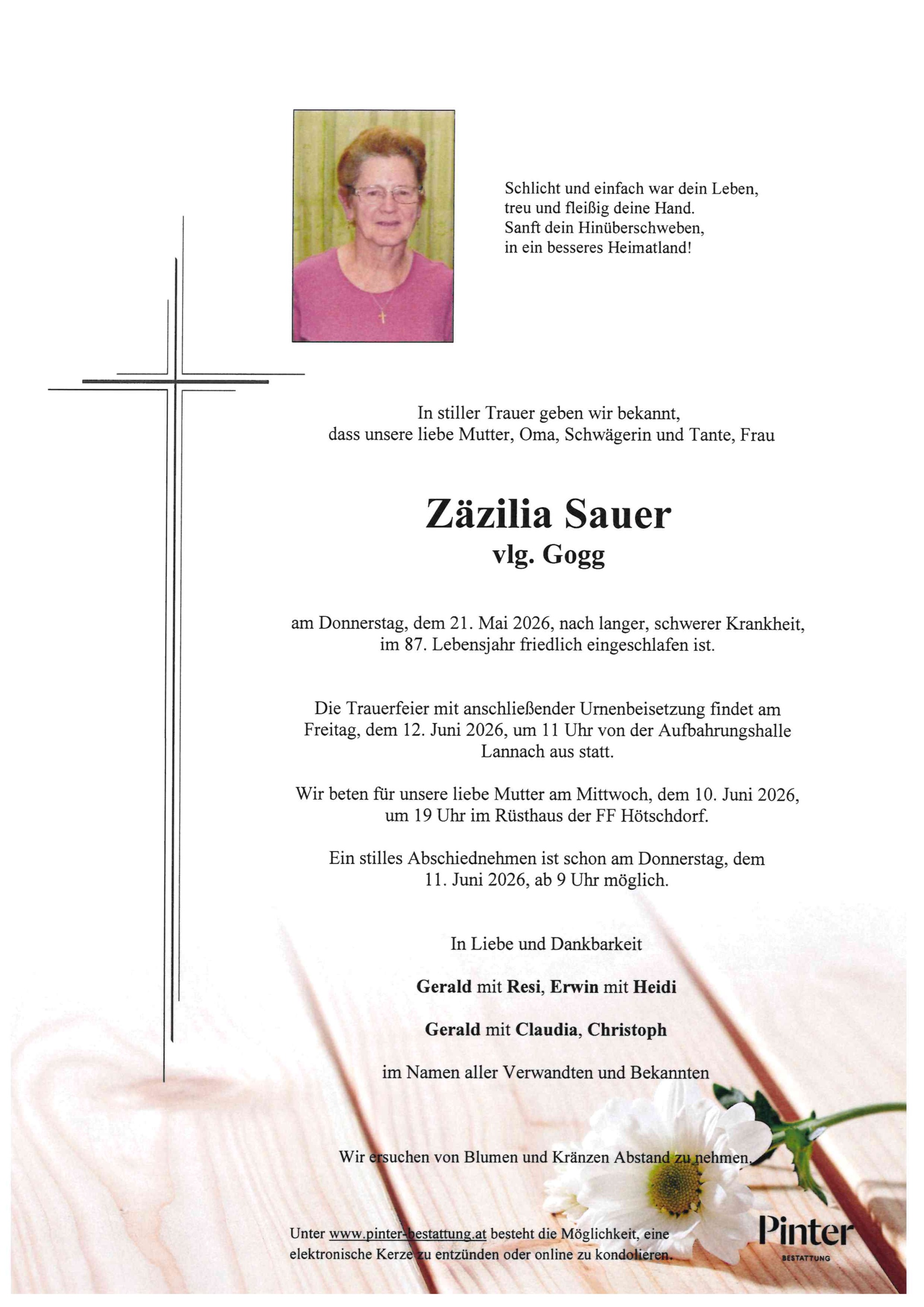 Zäzilia Sauer